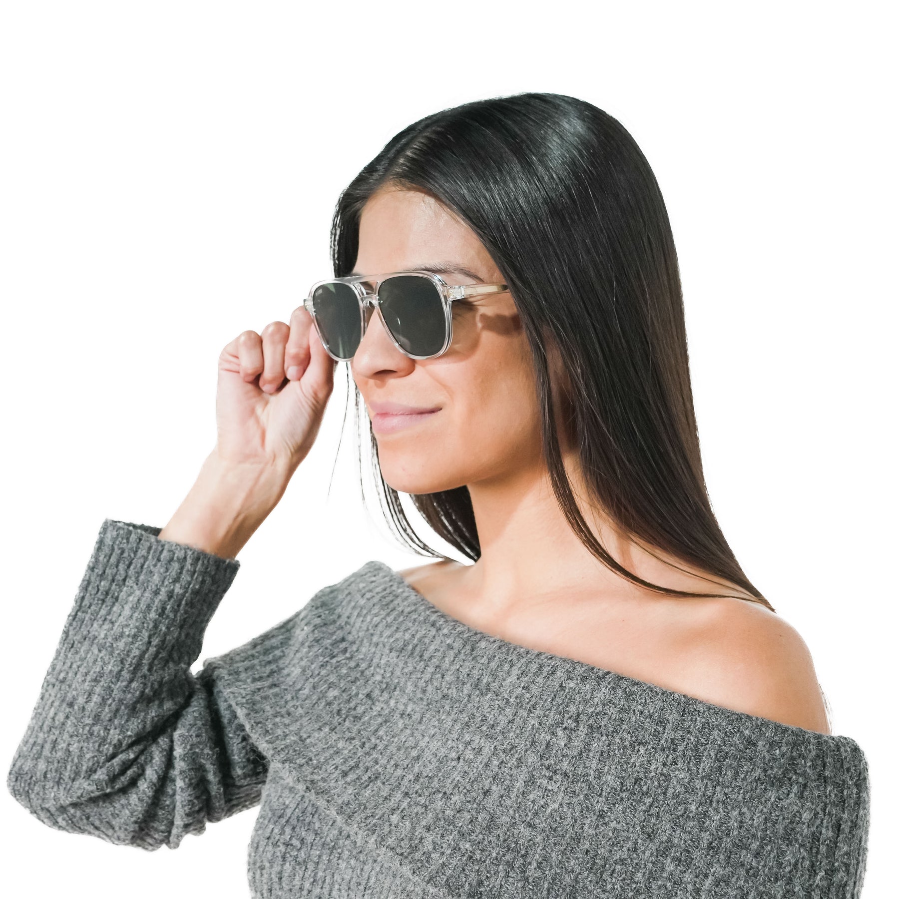 Lente de sol Manzini Transparente / Verde UV400 X FIRE