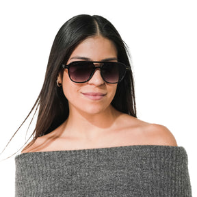 Lente de sol Manzini Negro / Negro UV400 X FIRE