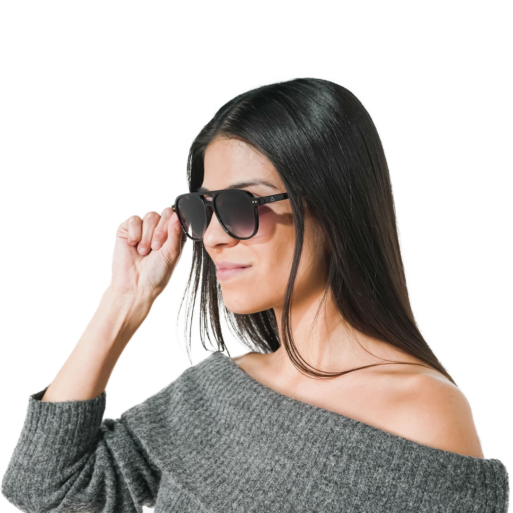 Lente de sol Manzini Negro / Negro UV400 X FIRE