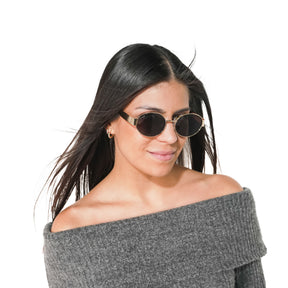 Lente de sol dorado Armonia / Verde UV400 X FIRE