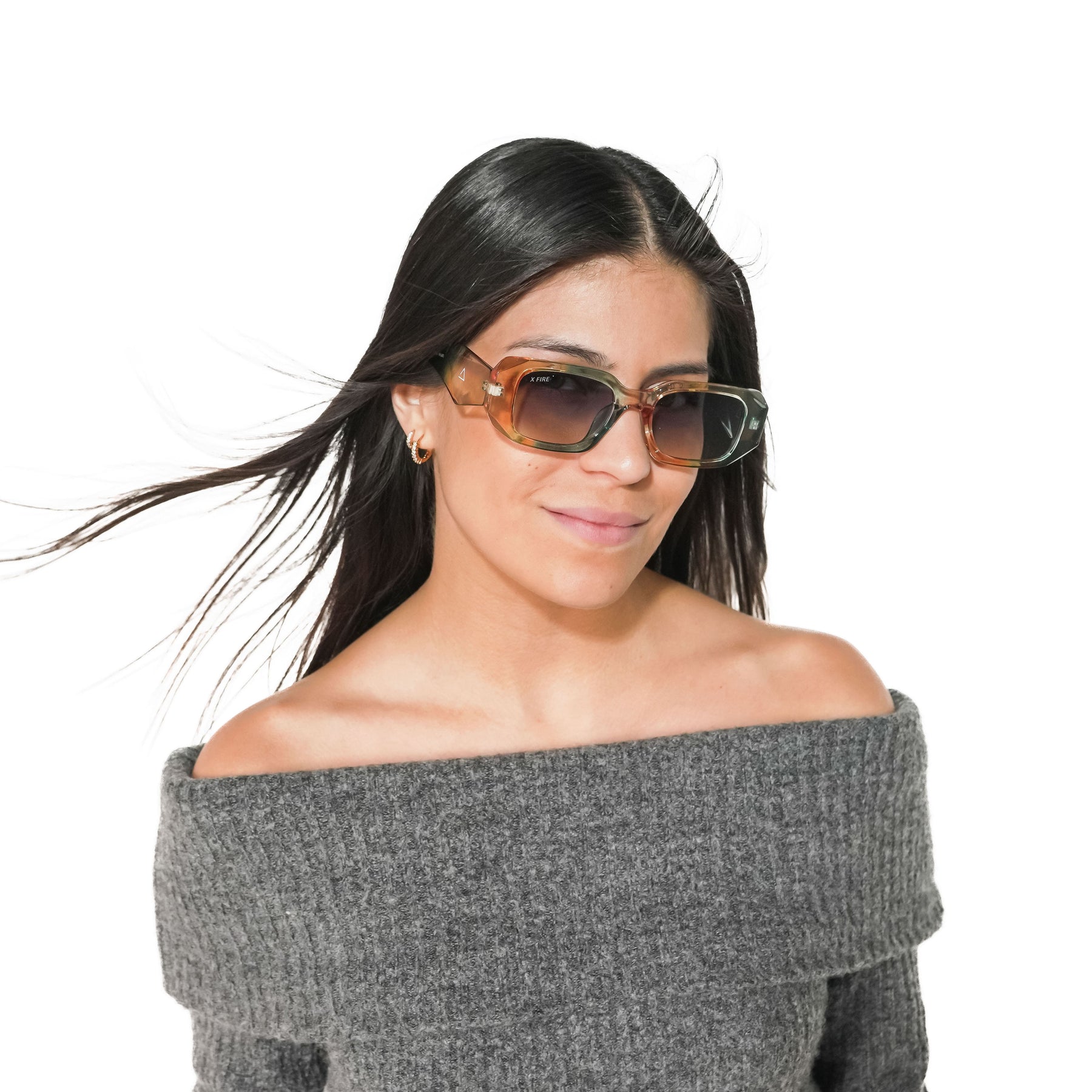 Lente de sol Bombay Rainbow / Azul UV400 X FIRE