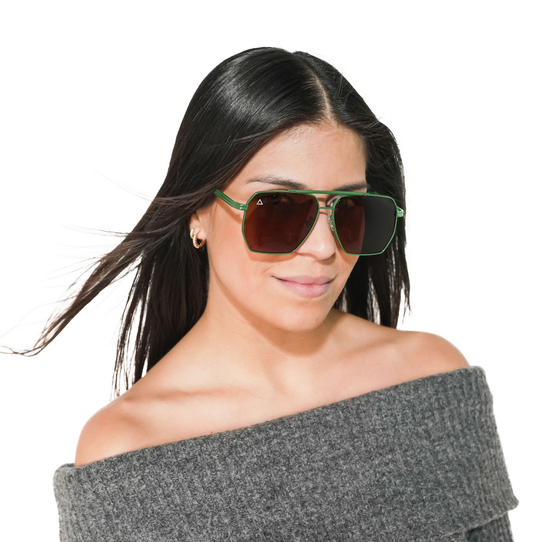 VOGEL GREEN | BROWN MIRROR