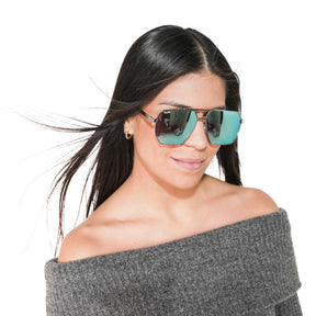 VOGEL SILVER | BLUE MIRROR